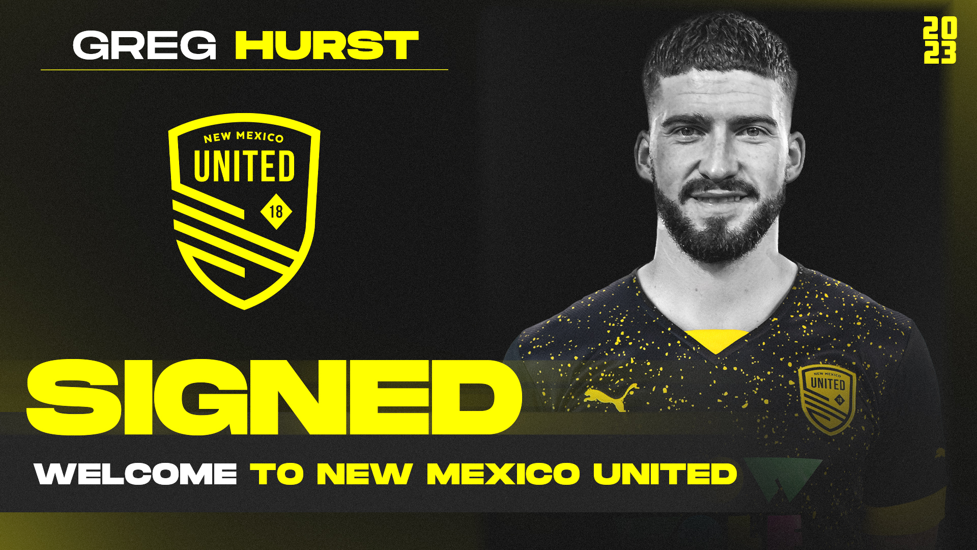 NEW MEXICO UNITED ANNOUNCES ACQUISITION OF TITLEWINNING FOWARD GREG