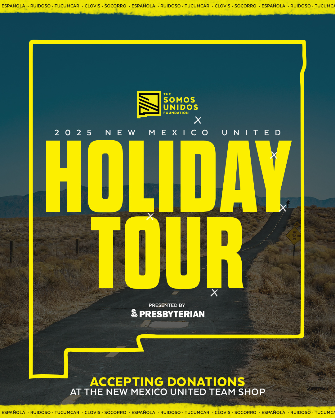 New Mexico United and Somos Unidos Foundation Continue Annual Holiday Tour, Bringing Support to Communities Across the State featured image